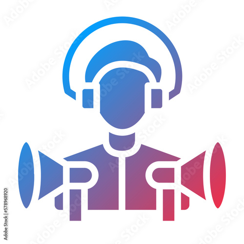 Vector Design Customer Support Icon Style