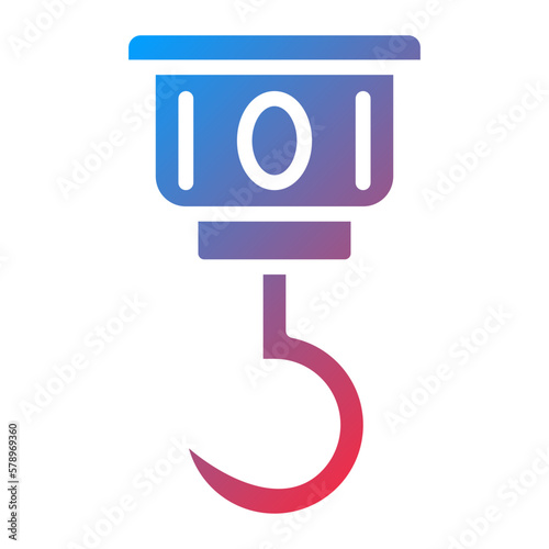 Vector Design Pirate Hook Icon Style