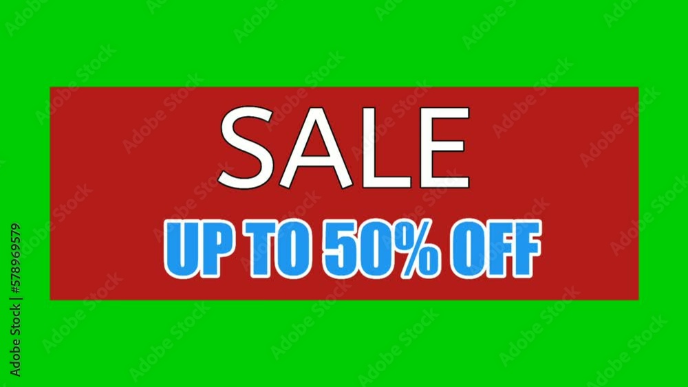 Animation Motion graphics SALE UP TO 50% text on green screen background for business promotion advertorial concept video elements Animation Motion graphics SALE UP TO 50% text on green screen background for business promotion advertorial concept video elements