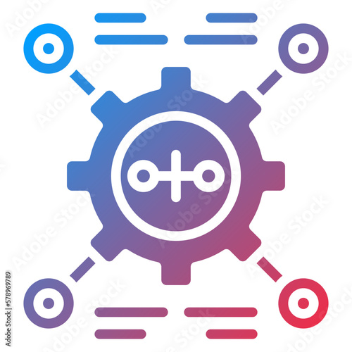Vector Design Automate Icon Style