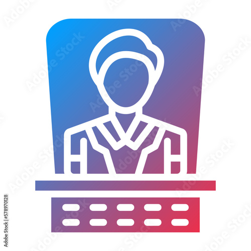 Vector Design Boss Icon Style