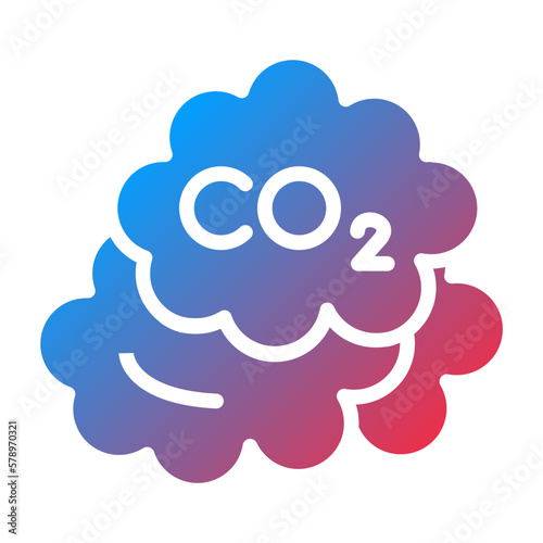 Vector Design CO2 Icon Style © designing ocean