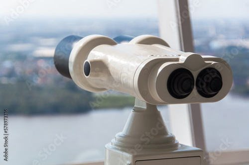 coin operated binoculars