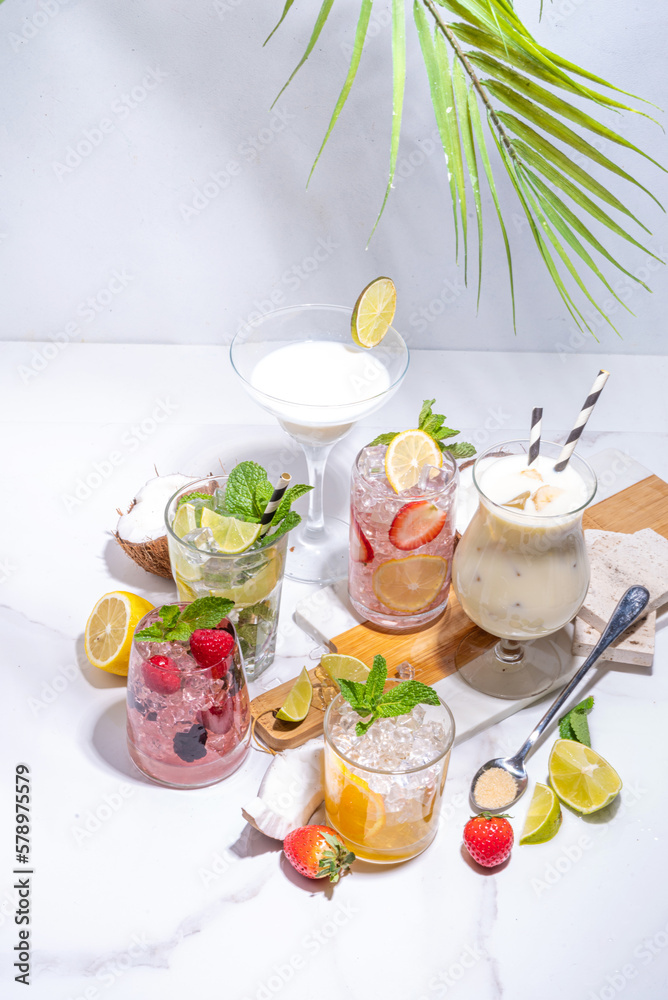 Summer mocktail drinks Summer mocktail drinks