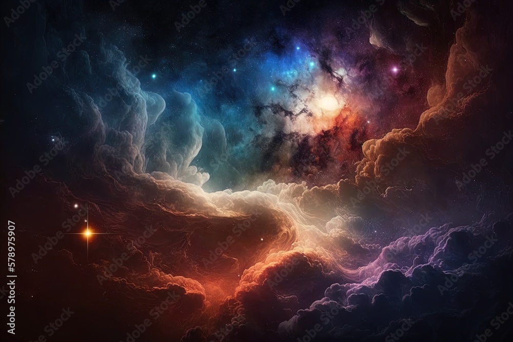 Abstract dark space background with realistic nebula and shining stars. cosmos with stardust and milky way. Magic color galaxy. Infinite universe and starry night Abstract dark space background with realistic nebula and shining stars. cosmos with stardust and milky way. Magic color galaxy. Infinite universe and starry night