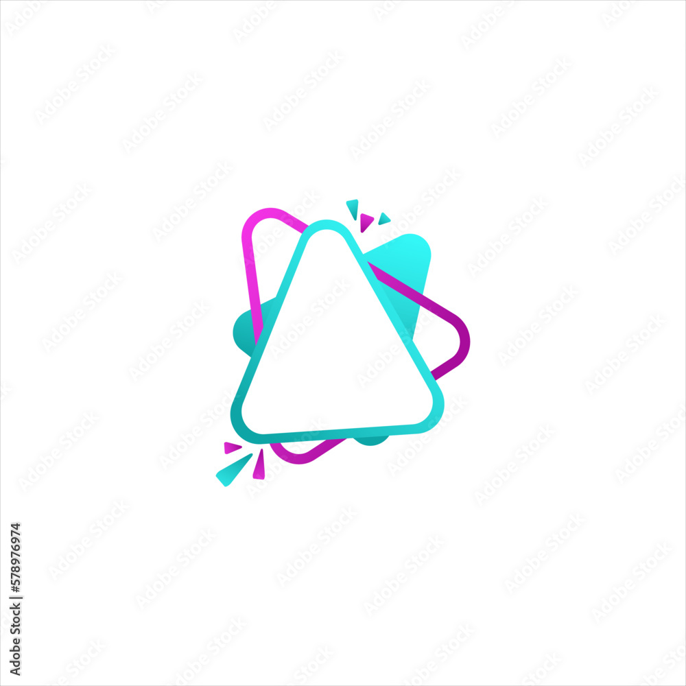 Abstract Triangle Border