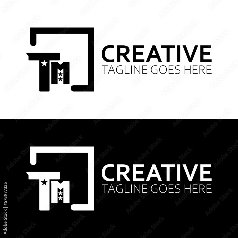 Initial Letter TM logo design template With Box
Initial Letter TM logo design template With Box