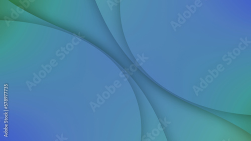 3d rendering space fluid wave liquid neon dynamic blue gradient background for presentations.