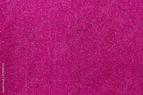 Canvas Print Abstract background filled with shiny fuchsia glitter