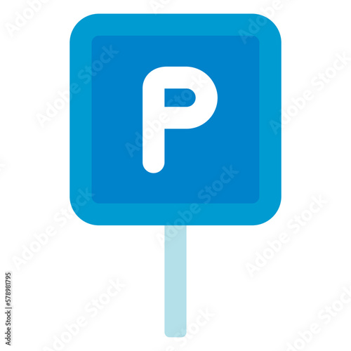 parking sign icon