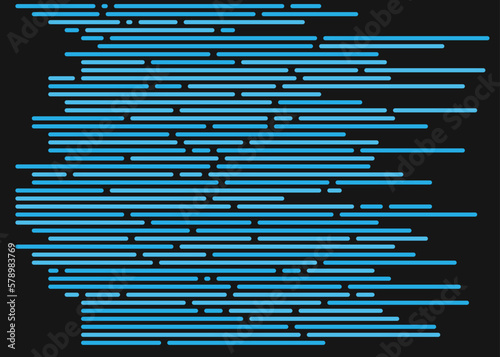 Code on screen vector illustration, flat cartoon coding lines simulation