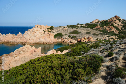 Veduta della baia e spiaggia di Cala Cruxitta  photo