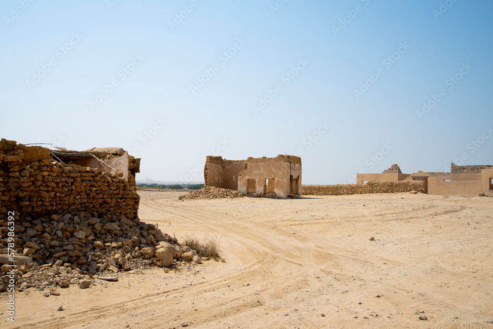 Al Jumail Abandoned Pearling and Fishing Village - Qatar