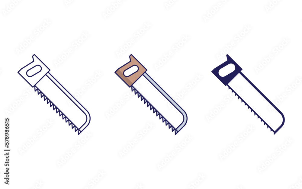 Fototapeta premium Coping tool vector icon