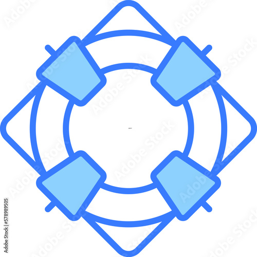 An editable vector of lifeguard in modern style, easy to use icon