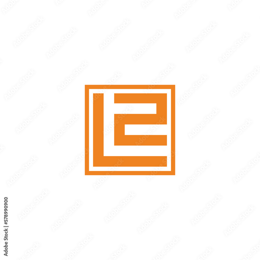 letter l2 arrow up simple geometric square line logo vector letter l2 arrow up simple geometric square line logo vector