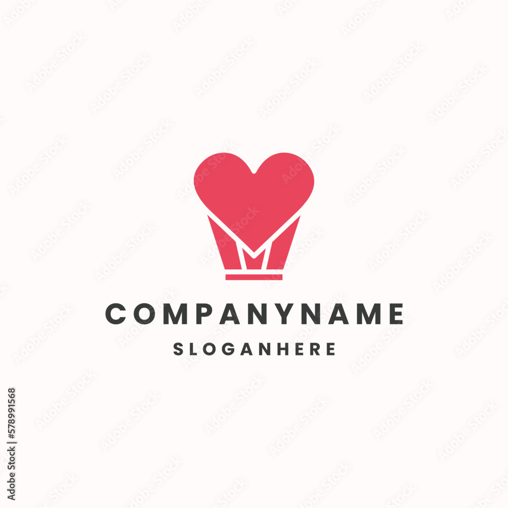 Love abstract logo template vector illustration design Love abstract logo template vector illustration design