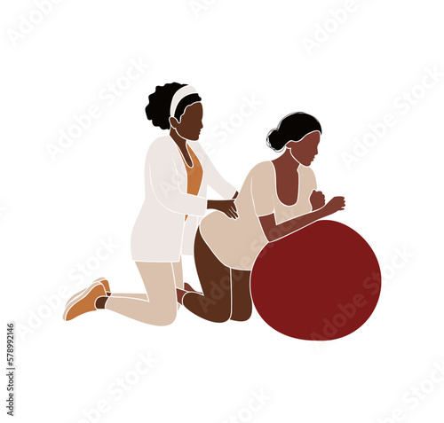 Doula is an experienced medical assistant for a pregnant woman	
