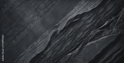 Unleashing Creativity: Exploring the Endless Possibilities of Black Stone Texture as a Design Idea, Generative AI.