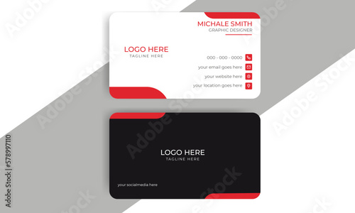 Professional business card ,Name card template, Visiting card