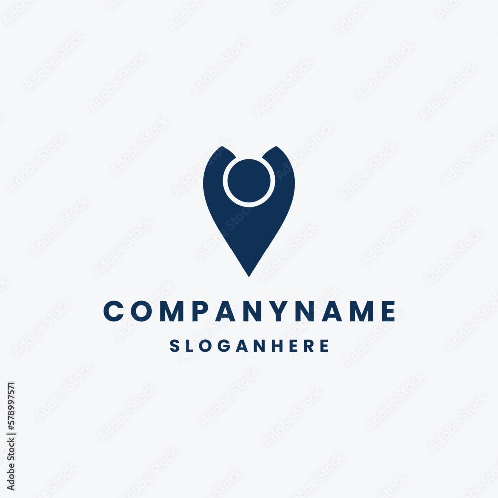 People abstract logo template vector illustration design