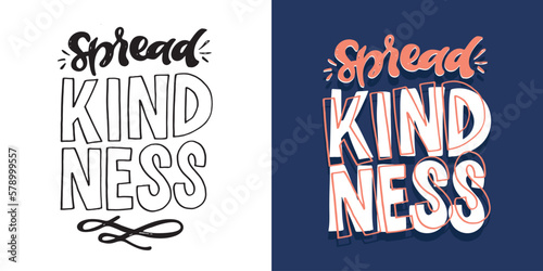 Cute hand drawn doodle lettering postcard about life. Lettering for t-shirt design, mug print, invitation.