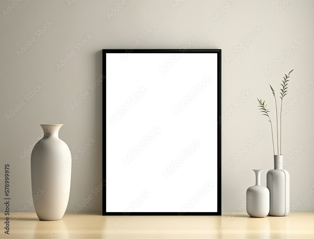 Mockup Frame in Modern Room