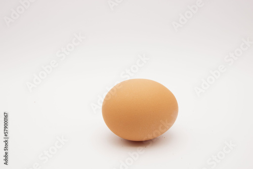 Uovo su sfondo bianco