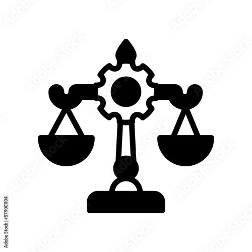 Ethics icon in vector. Logotype