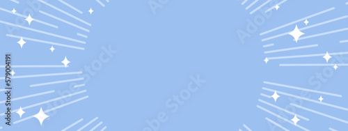 集中線　シンプル　使いやすい　横　横長