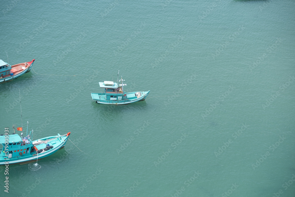 fishing boats in the Gulf of Thailand fishing boats in the Gulf of Thailand