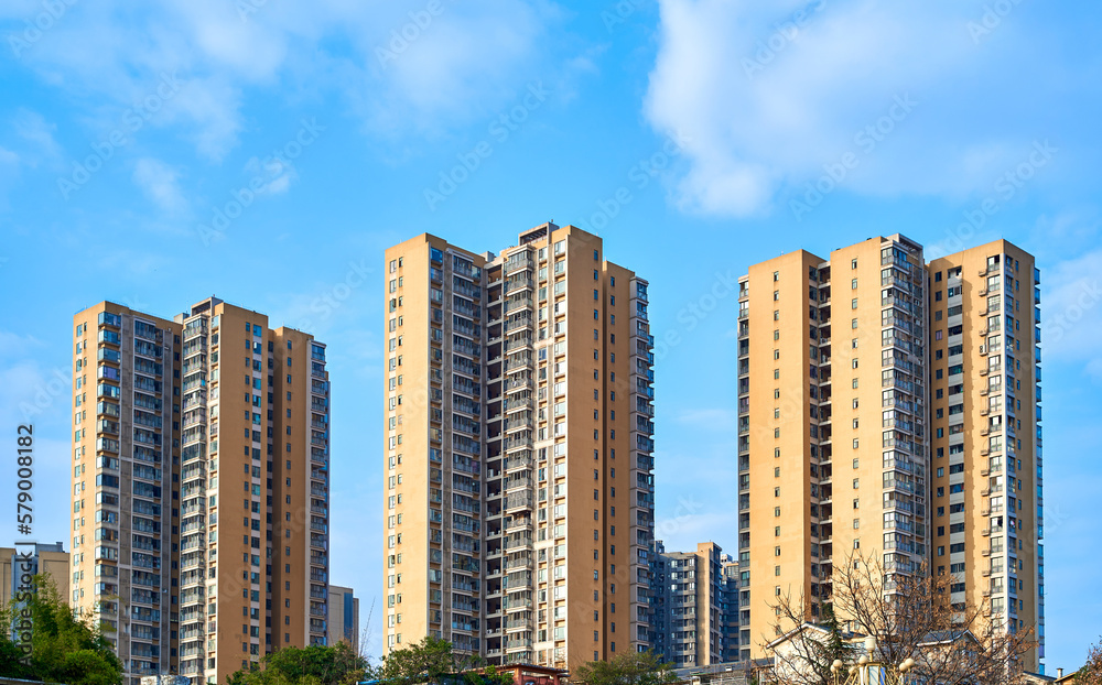 High-rise buildings in Chengdu, China