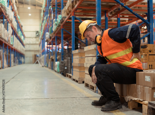 Back pain often occurs with employees who work in warehouses, Because they have to pull, lift, and push goods throughout the day of work.