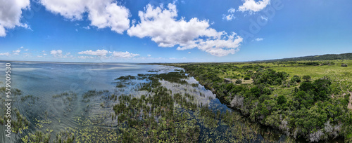 Landscape of Isimangaliso wetland park on South Africa © fotoember