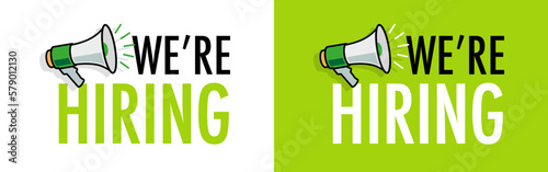 We are hiring