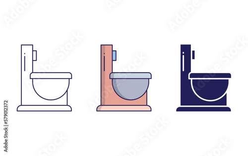 Toilet vector icon