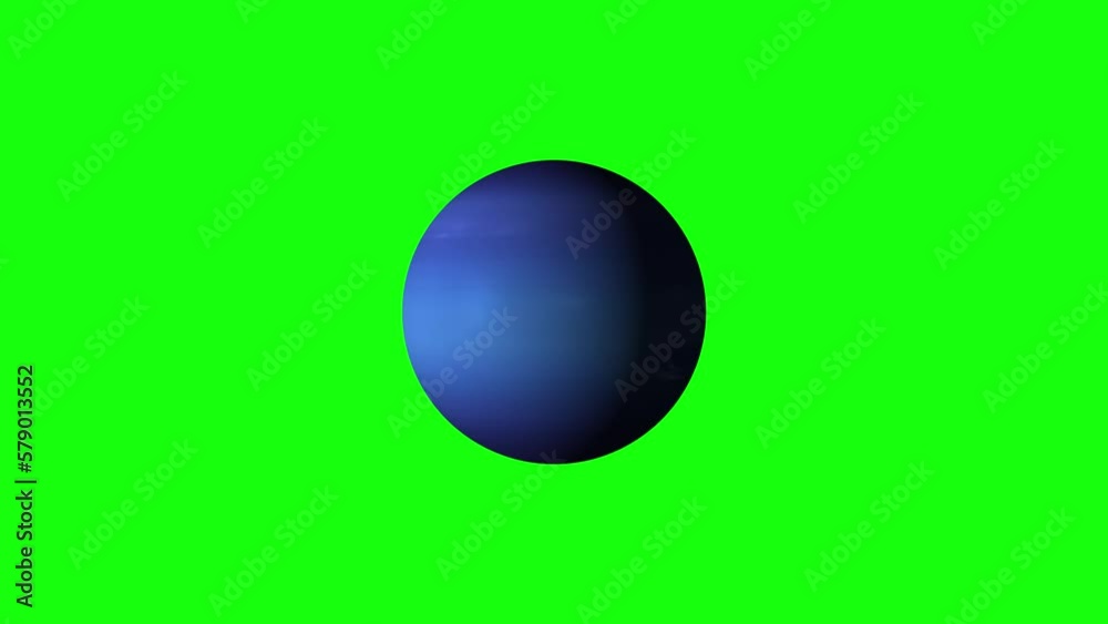 4K Planet Neptunus Green Screen 4K Planet Neptunus Green Screen