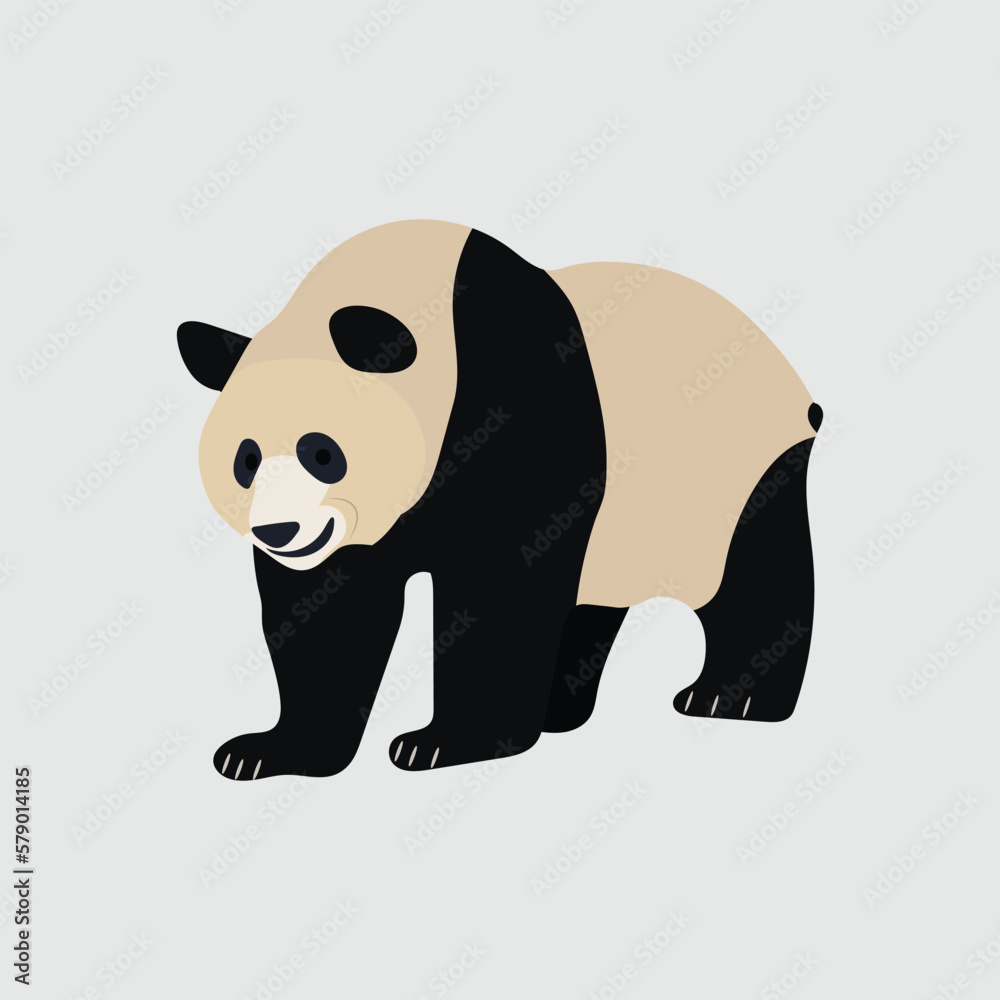 A beautiful panda vector artwork A beautiful panda vector artwork