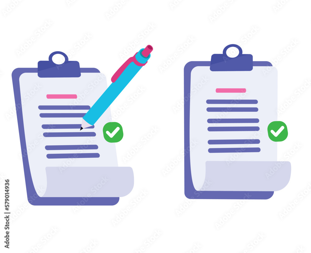 set clipboard and pen icon set clipboard and pen icon