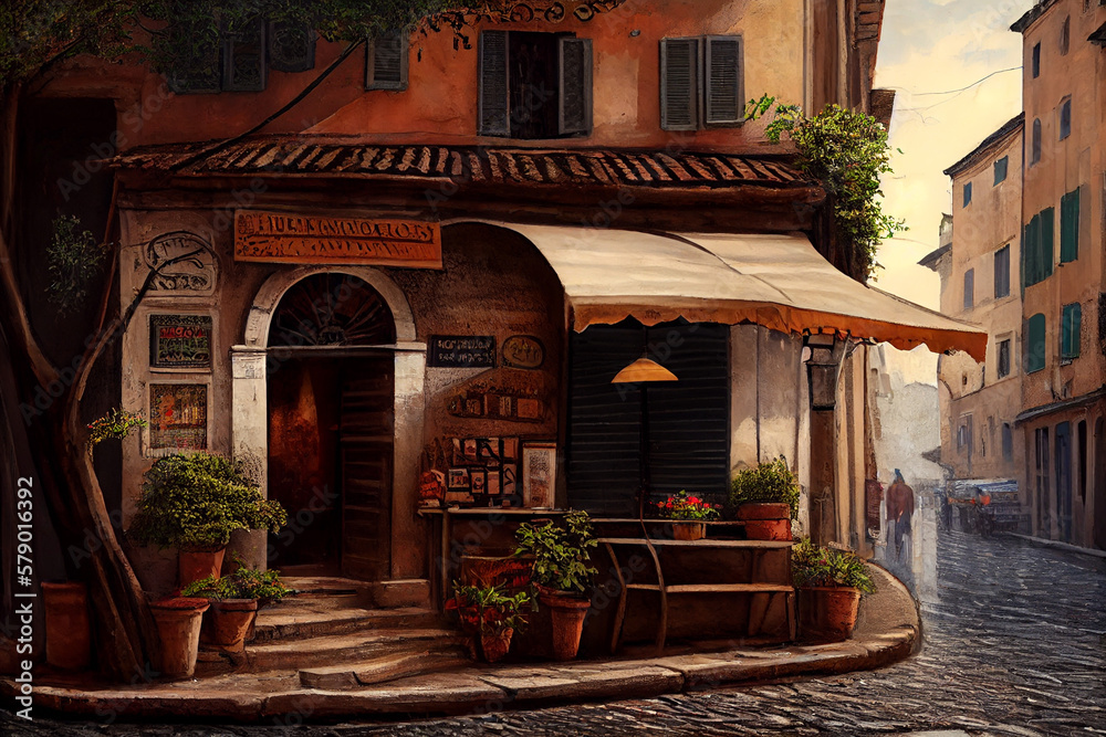 European artistic architechture streets buildings shops European artistic architechture streets buildings shops