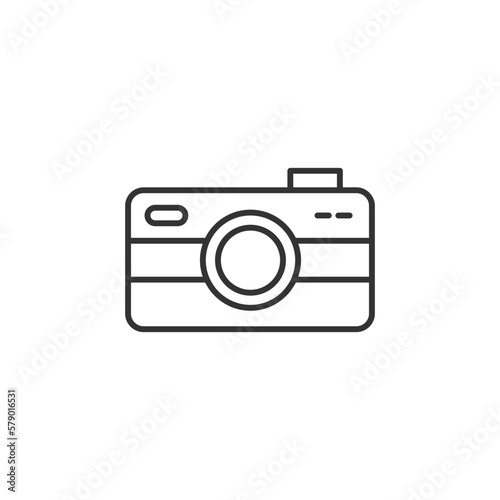 Disposable camera icon. Photography symbol modern, simple, vector, icon for website design, mobile app, ui. Vector Illustration 
