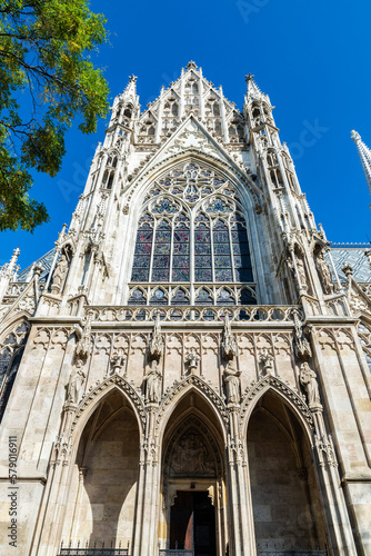 Votivkirche or Votive Church in Vienna, Austria photo