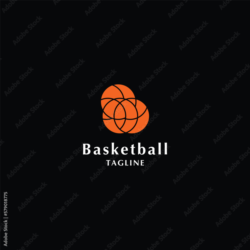 Basketball icon vector sign symbol isolated
