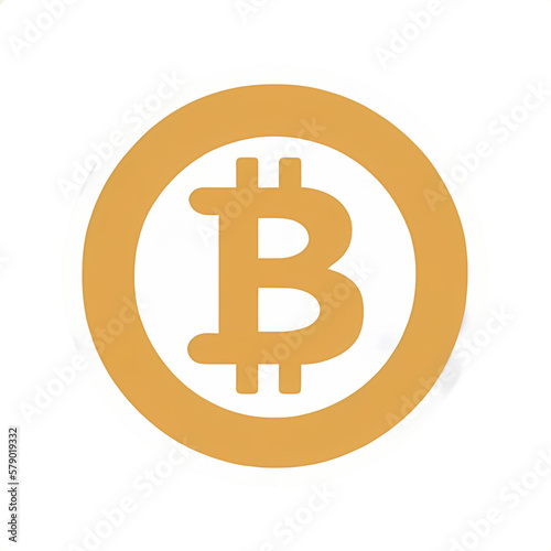 Transparent Bit Coin Logo illustration