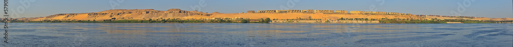 Modern residential buildings in Aswan, Egypt, Africa
