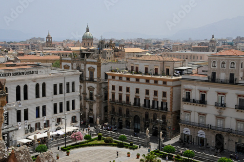 Blick von der Kathedrale von Palermo