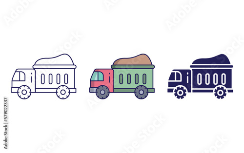 Truck vector icon