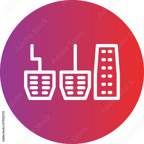 Vector Design Pedals Icon Style