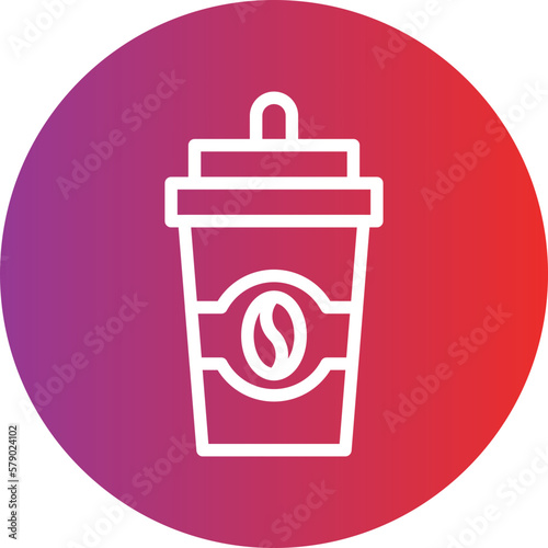 Vector Design Coffee Takeaway Icon Style