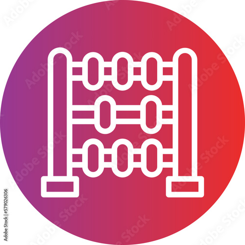 Vector Design Abacus Icon Style